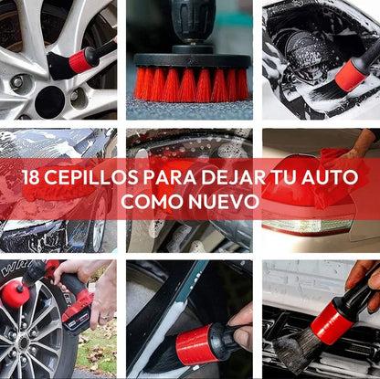 Limpieza De Auto Kit Grandprix 16 Piezas