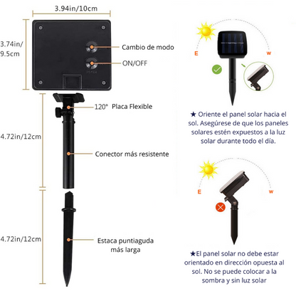 Luces Led de Energía Solar