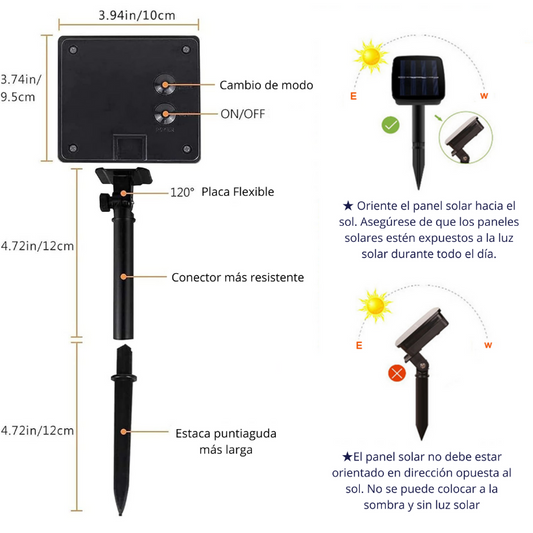 Luces Led de Energía Solar