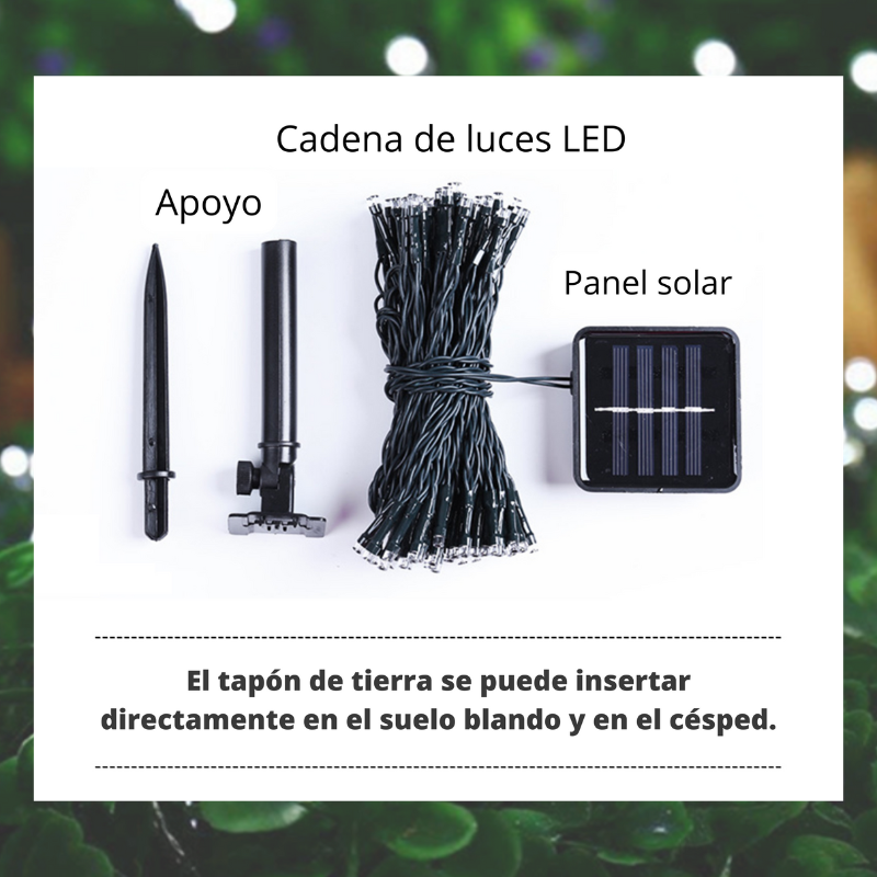 Luces Led de Energía Solar