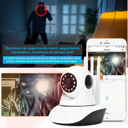 Cámara Ip 3 Antenas Wifi Visión Nocturna