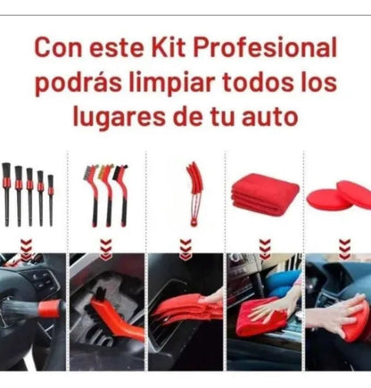 Limpieza De Auto Kit Grandprix 16 Piezas