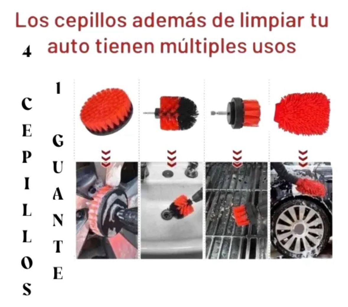 Limpieza De Auto Kit Grandprix 16 Piezas