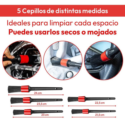 Limpieza De Auto Kit Grandprix 16 Piezas