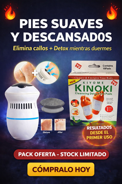 Pack Quitacallos + Kinoki